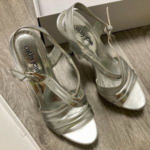 Cathy Jean Silver Heels